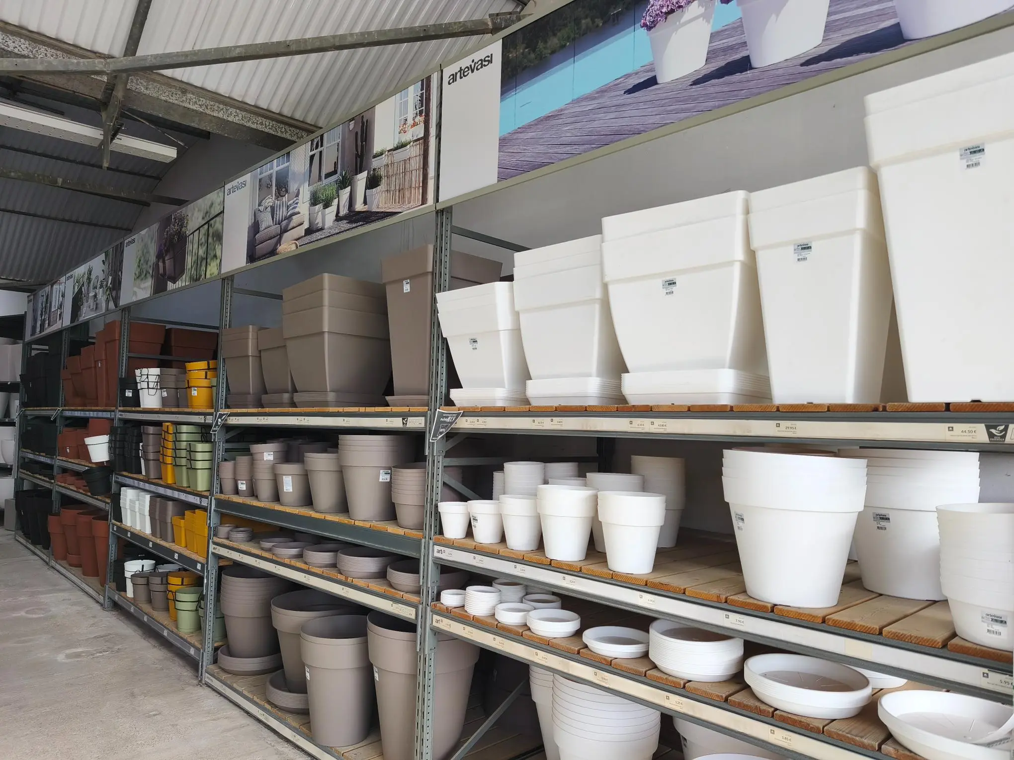 Macetas de plastico reciclado