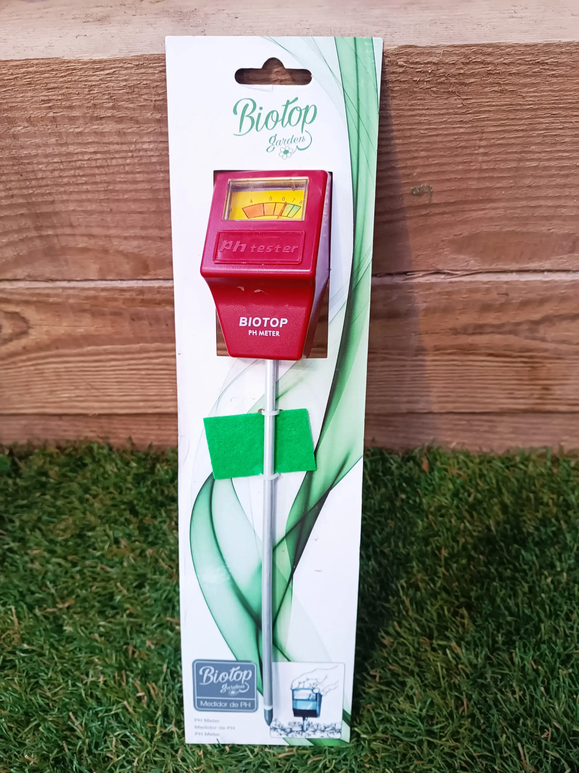 aparato medidor de pH para plantas y jardinería